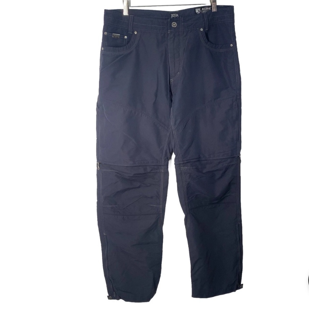 Kuhl Renegade Convertible Stealth Zip Off Hiking Outdoor Pants Charcoal Men’s 36